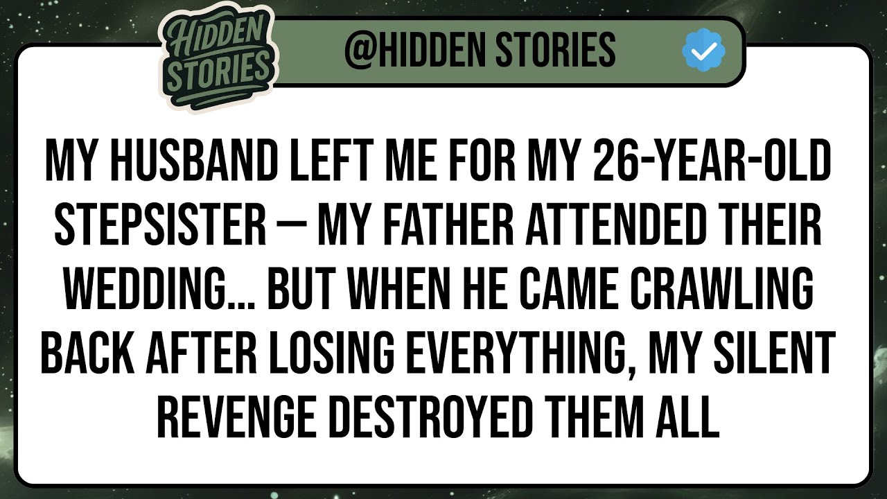 My Husband Left Me For My 26-Year-Old Stepsister — My Father Attended Their Wedding. But When He ...