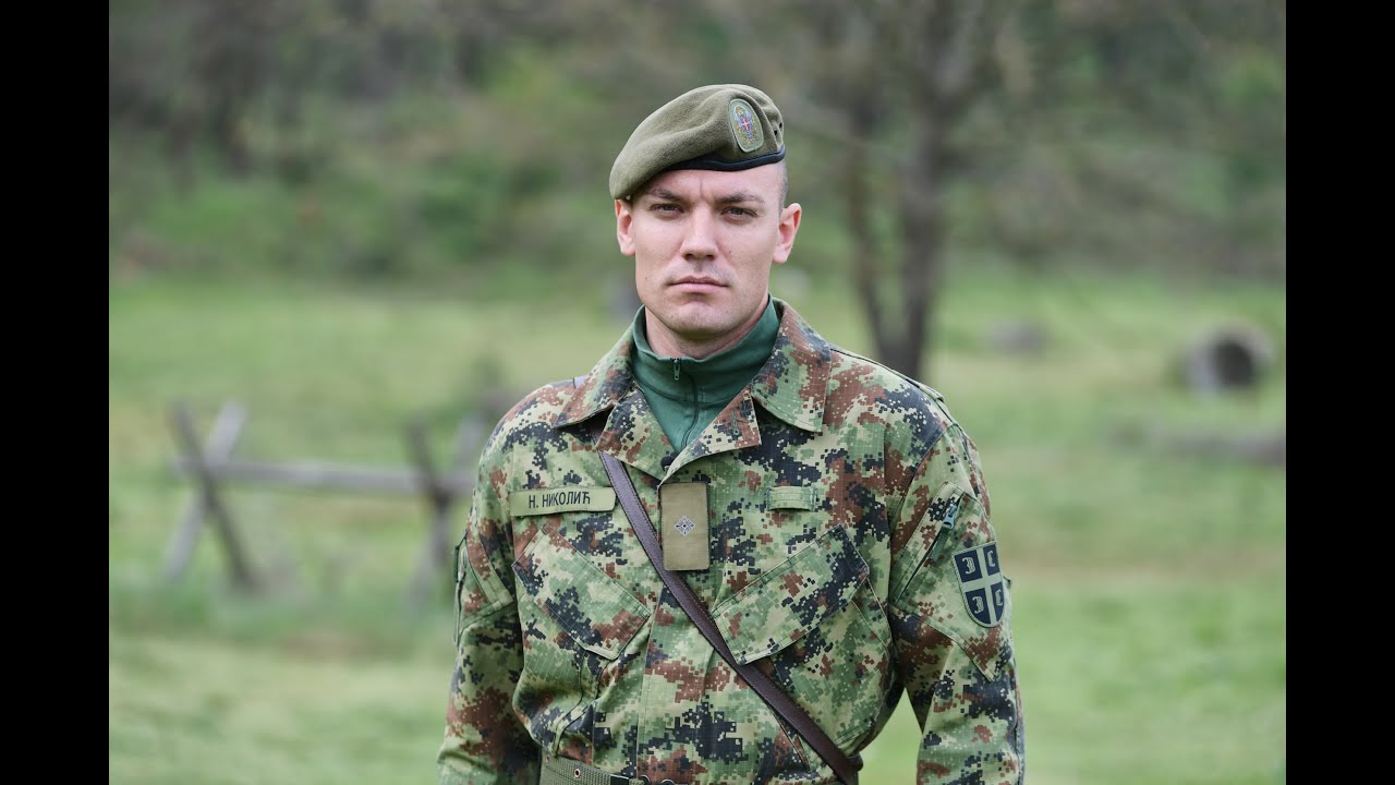 Komandir voda potporučnik Nikola Nikolić // Provera obučenosti martovske generacije vojnika