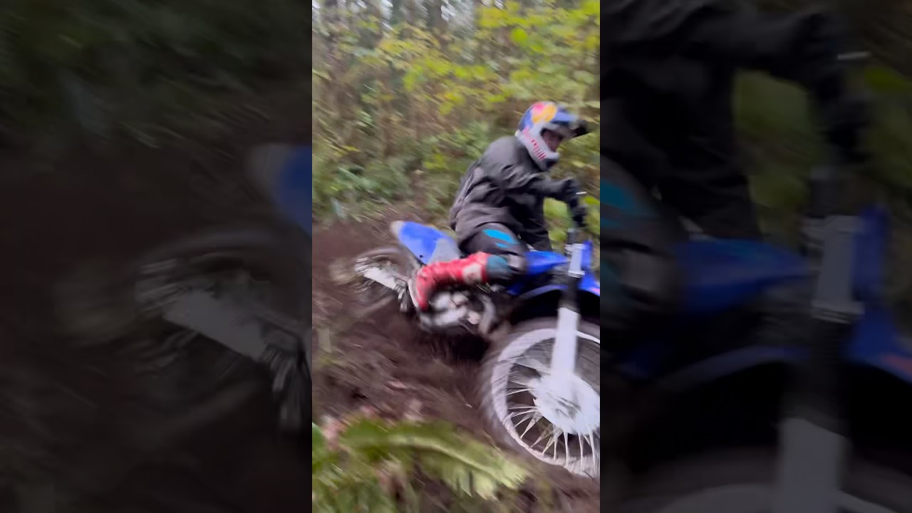 Sliding a TTR230 Through The Forest