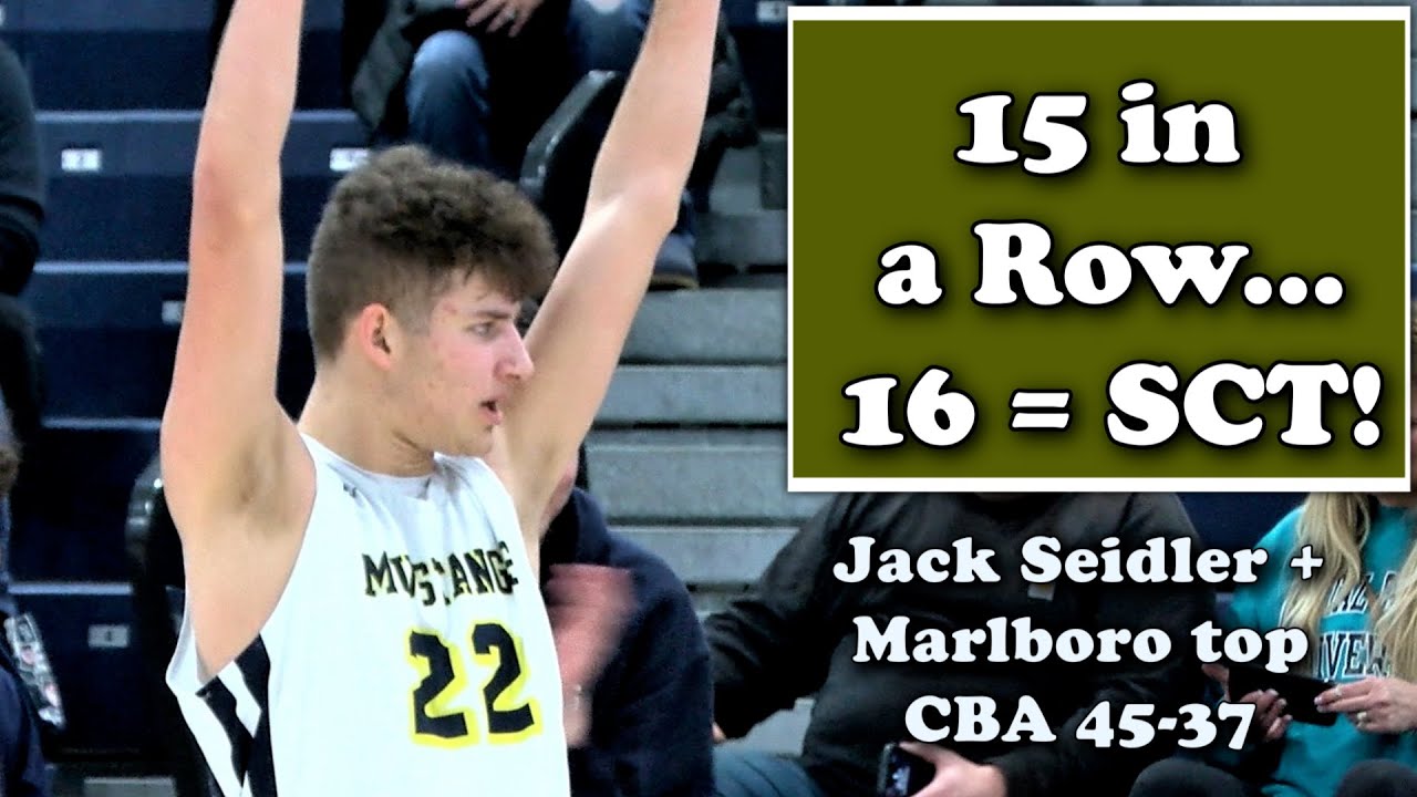 Marlboro 45 CBA 37 | SCT Boys Semifinal | Mustangs 15th Straight Win