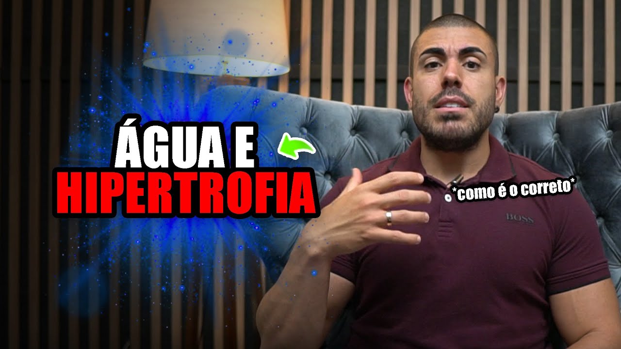 Água e hipertrofia | qual a importância, e qual o uso adequado