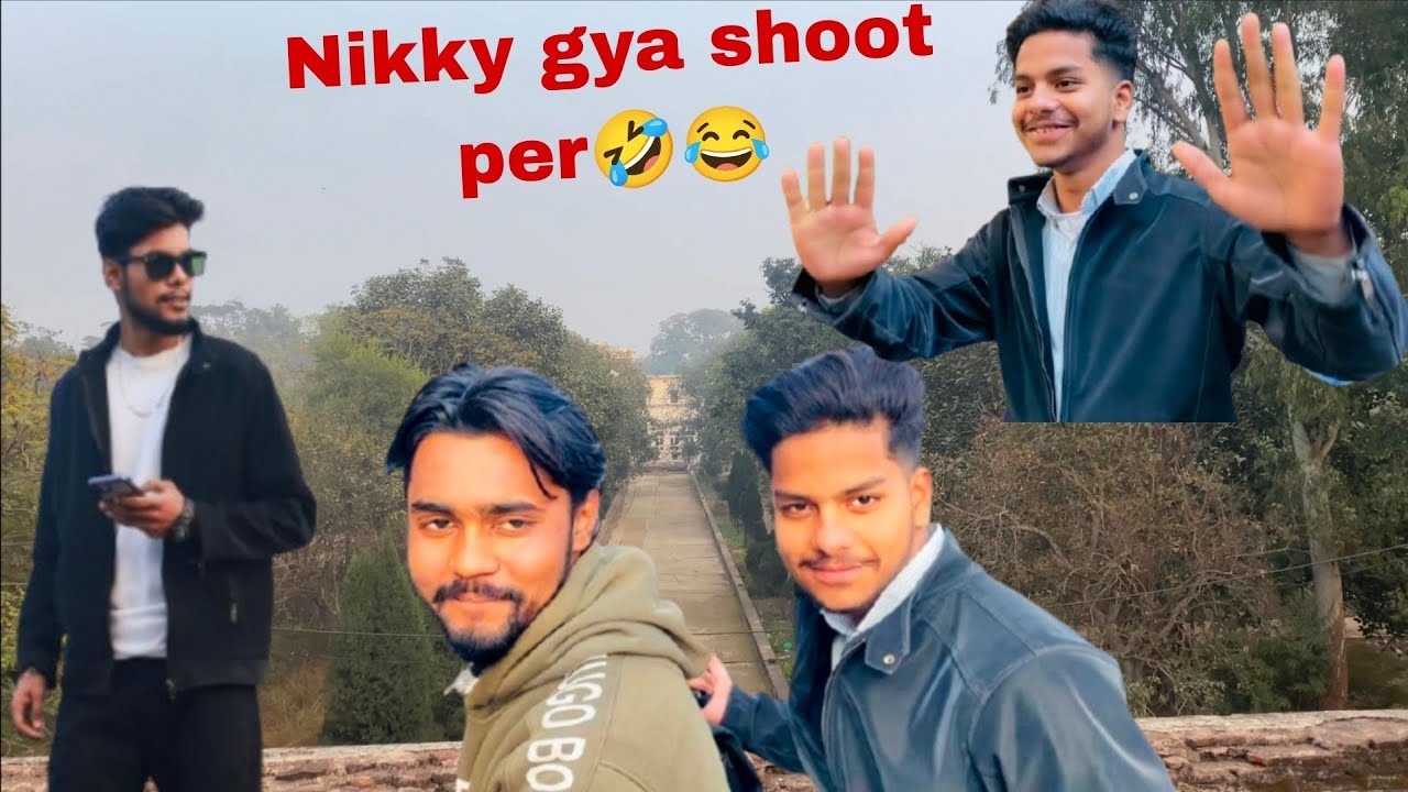 Nikky gya shoot per😂🤣