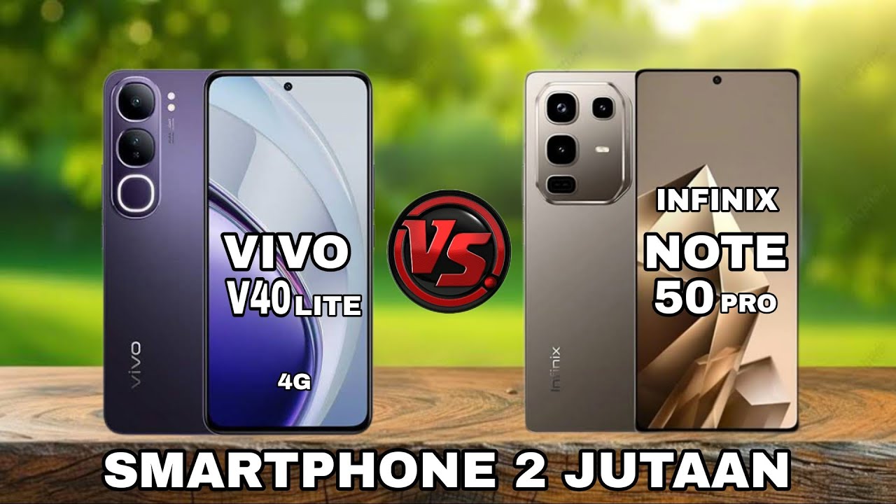 VIVO V40 LITE 4G VS INFINIX NOTE 50 PRO – Mana yang Lebih Unggul?