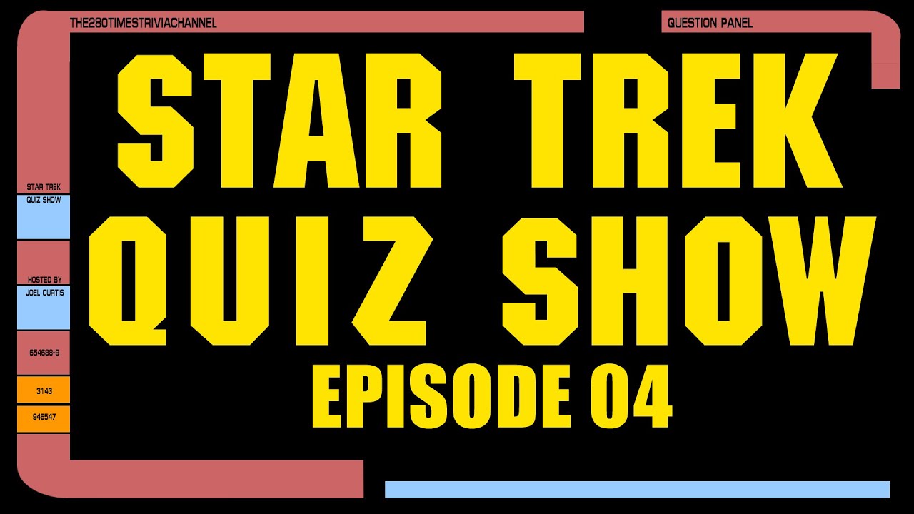 Star Trek Quiz Show Episode 4 - TOS TNG DS9 Voyager Enterprise & Discovery - Aron Eisenberg Tribute