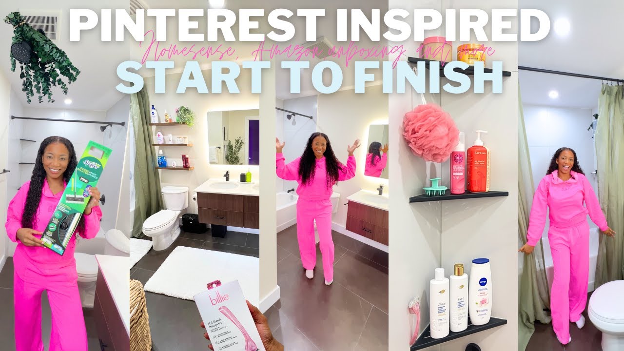 EXTREME Bathroom Makeover in Toronto + tour(MOVING VLOG 7) hygiene, minimalist ideas hauls + Amazon