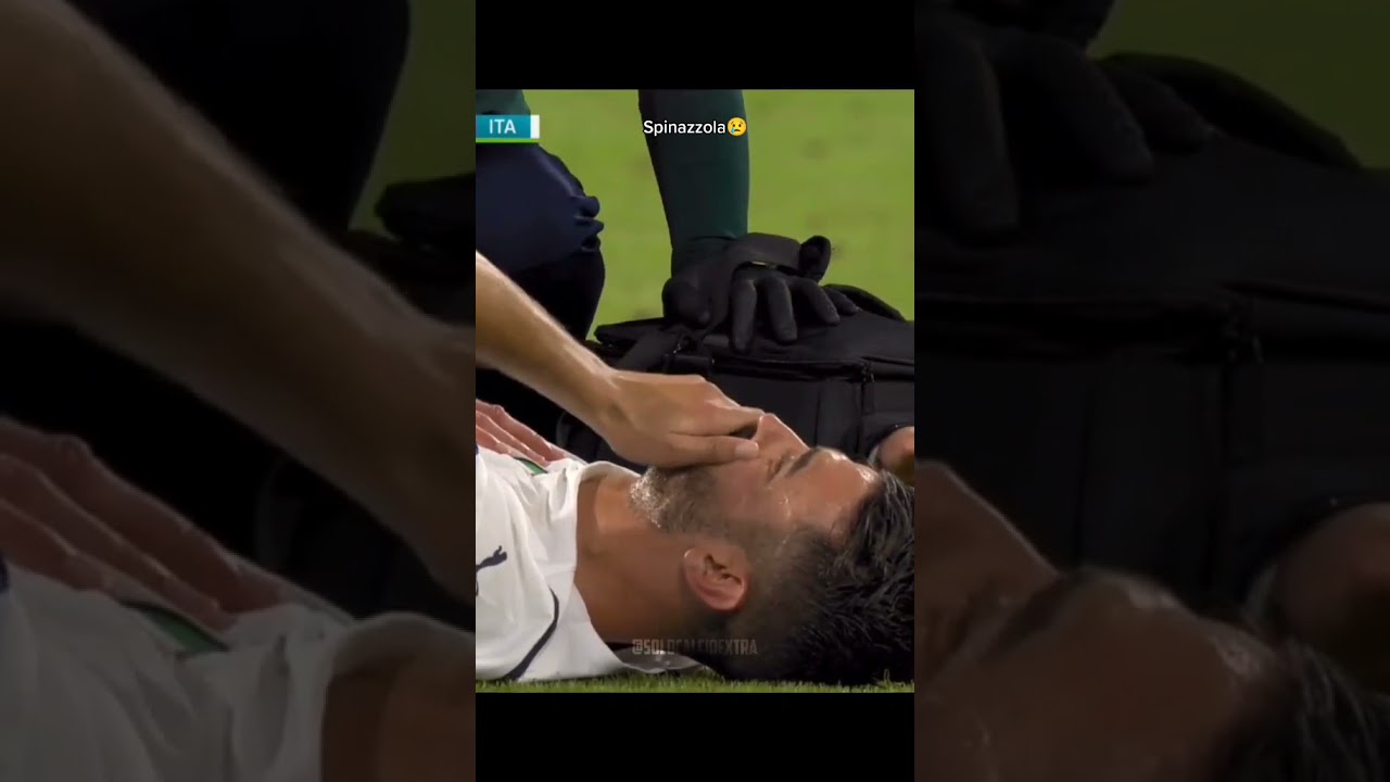 SPINAZZOLA SI INFORTUNA ITALIA BELGIO UEFA EURO 2020