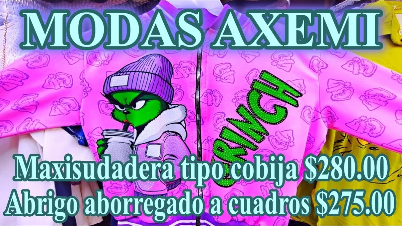 Modas Axemi | Maxisudaderas tipo cobija $280.00  Abrigos aborregados $275.00