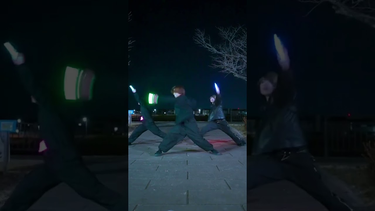 The correct way to open the glow stick Fluorescent dance Burning the whole audience TikTrend Dan