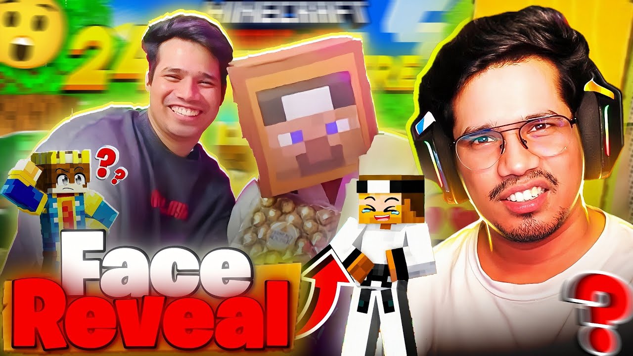 Jack Bhaiya Face Reveal In Live💀 | @GamerFleet 24hrs Minecraft Hardcore Stream | MinevidZ