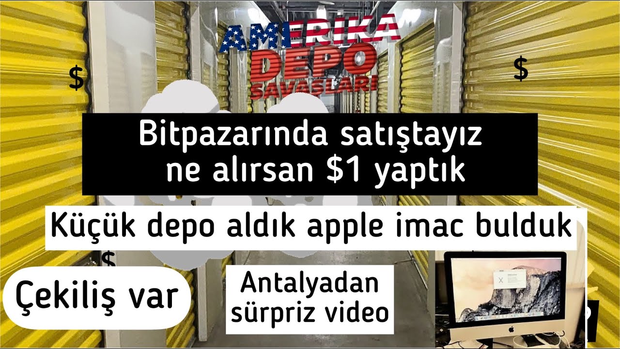 Çekiliş var / bitpazarında satıştayız / depoda apple mac bulduk $$$