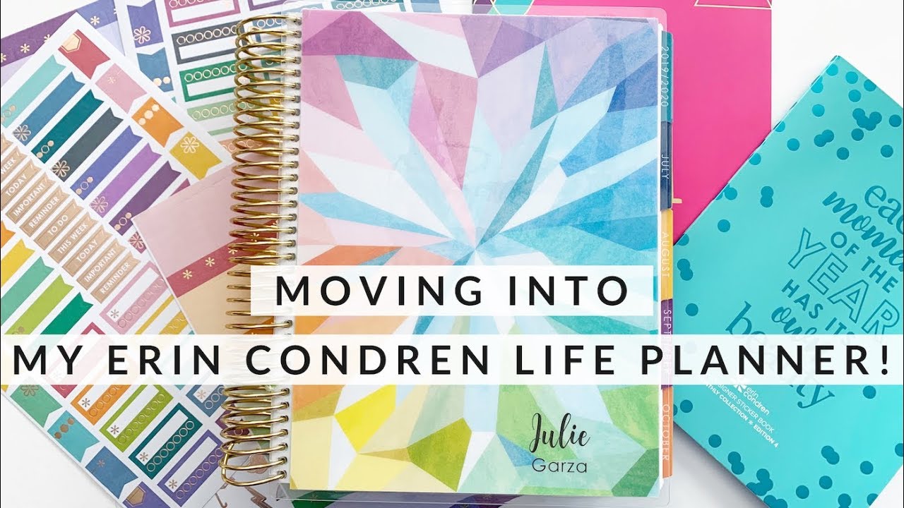 SET UP | Erin Condren 2019-2020  Life Planner!
