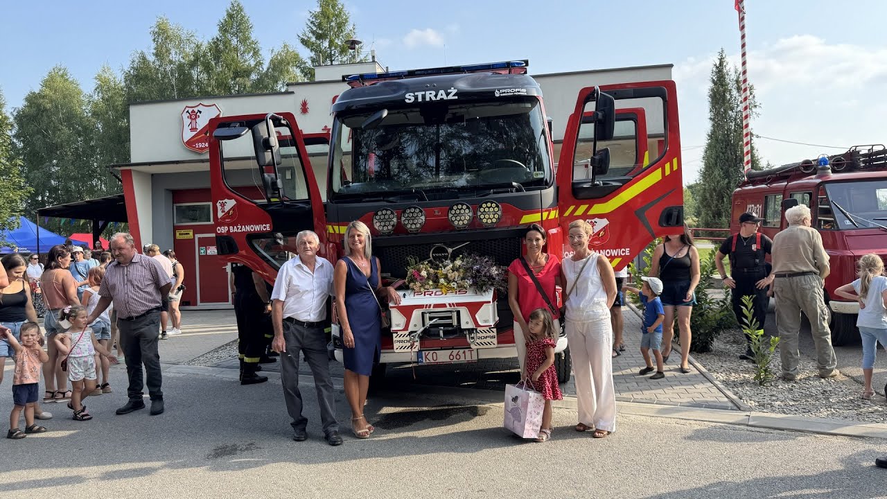 Nowy samochód   OSP BAŻANOWICE       VOLVO FL 4X4