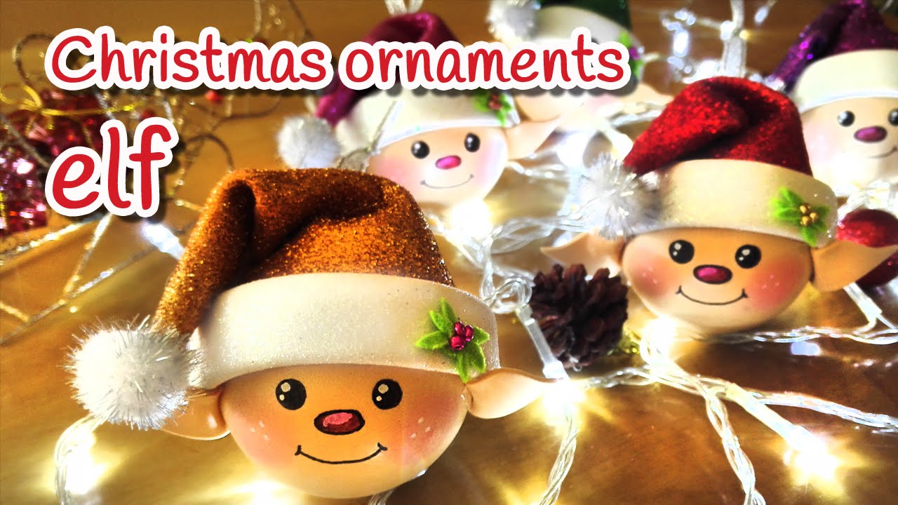 DIY Christmas crafts: ELF (Christmas ornaments) - Innova Crafts