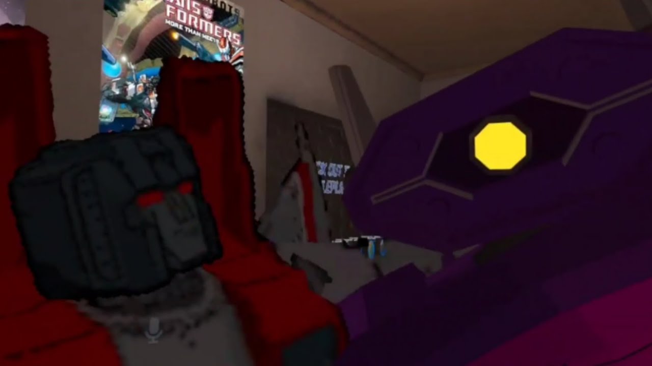 the transformers doing wacky stuff on vrchat