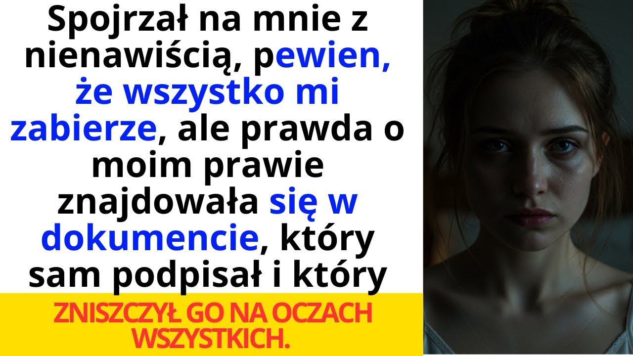 Mój teść próbował udowodnić, że nie mam prawa do spadku - dopóki prawnik nie ujawnił umowy podpisane