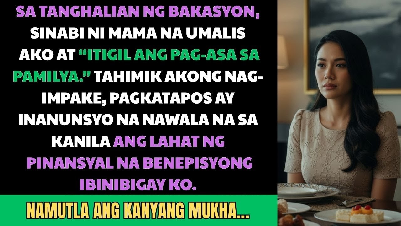 Sa holiday lunch, pinalayas ako ng nanay ko — tahimik akong umalis… at nagbago ang lahat