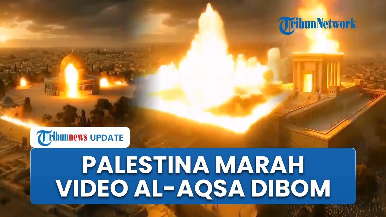 Video AI Pengeboman Masjid Al Aqsa Beredar Luas, Palestina Kecam Kelompok Sayap Kanan Israel