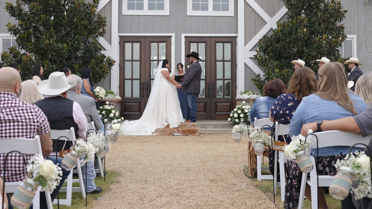 Alex + Nick's Wedding Ceremony at Bella Terra