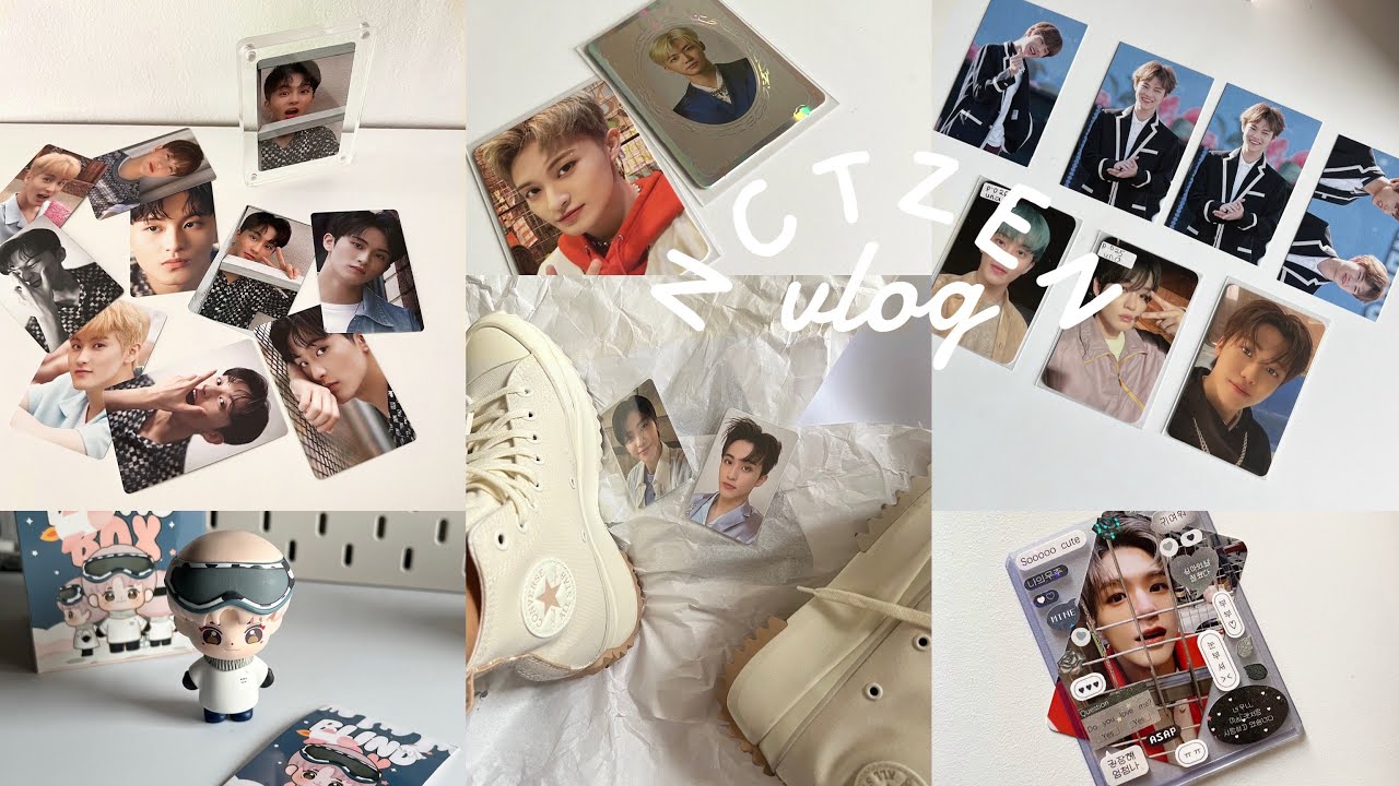 NCTZen Vlog : unboxing photocard dicon | universe trading card | syb jaemin | decorate my shoes