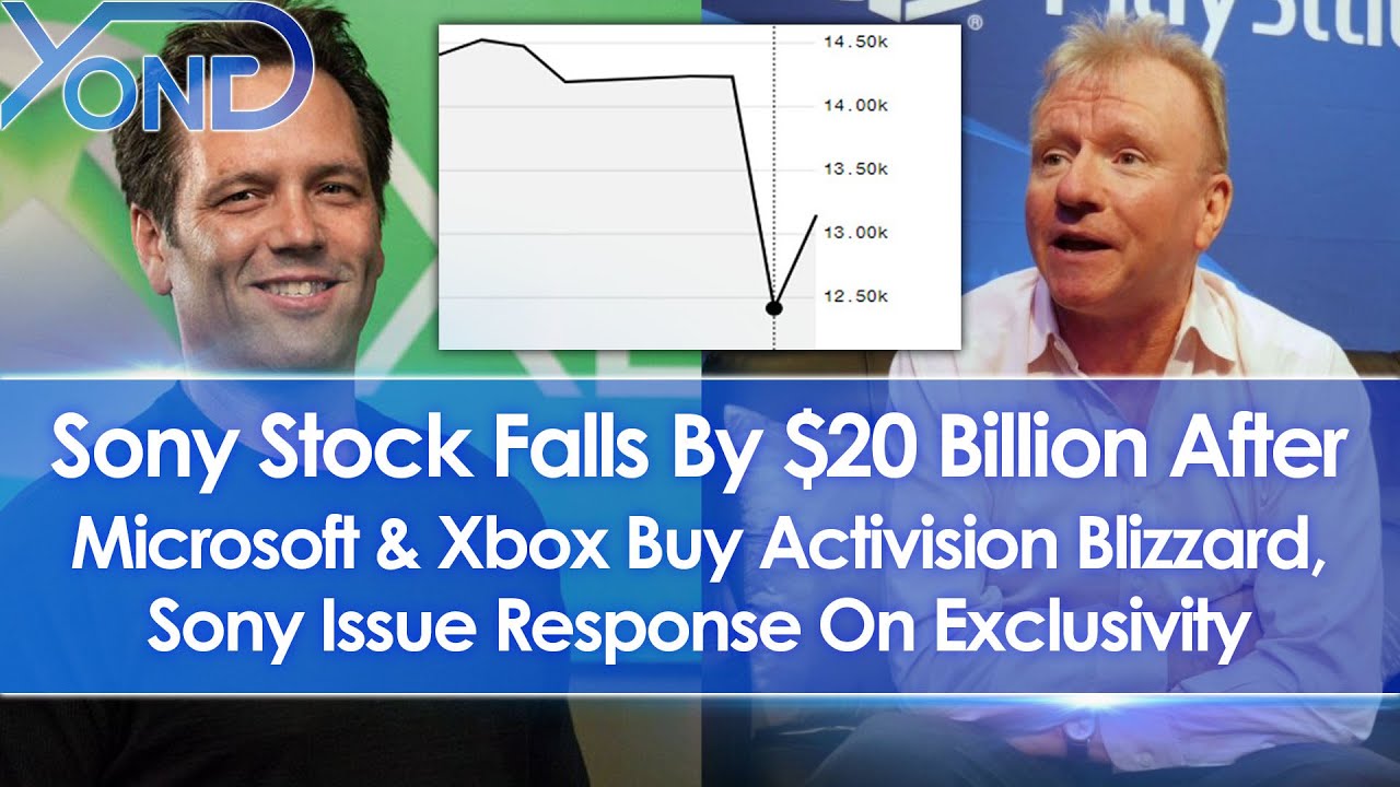 Sony Stock Plummets By $20 Billion After Microsoft & Xbox Buy Activision Blizzard, Sony Responds