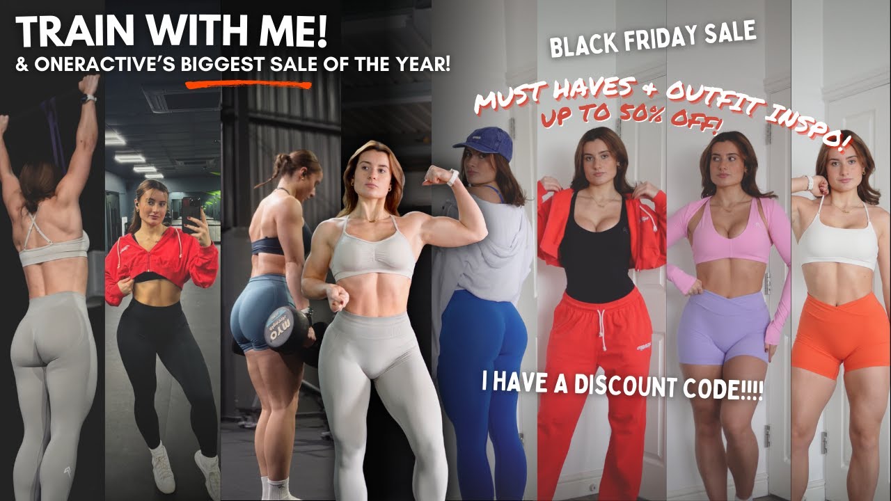 OnerActive's biggest sale of the year, outfit inspo & must haves! | few days training with me