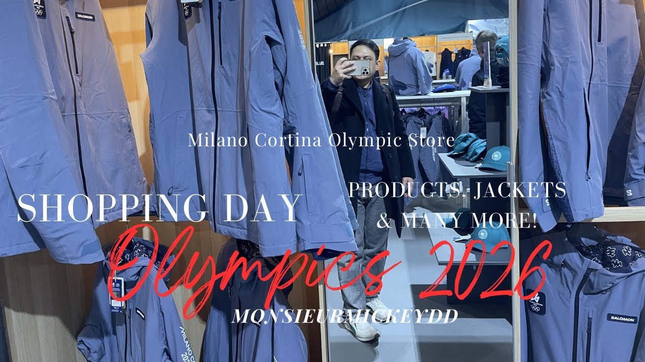 MILANO CORTINA WINTER OLYMPICS STORE AT DUOMO MILANO || MONSIEURMICKEYDD