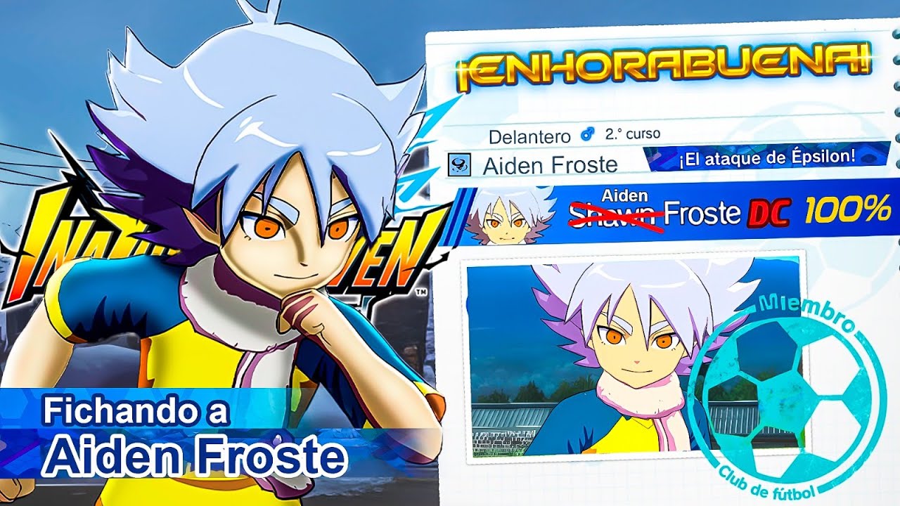 COMO FICHAR A SHAWN VERSI&Oacute;N AIDEN en INAZUMA ELEVEN VICTORY ROAD
