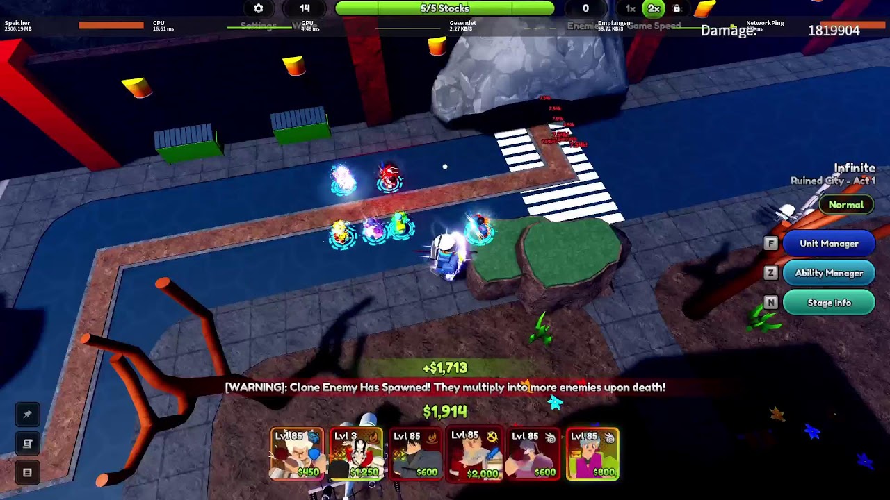 CHILL FARMING  | ANIME LAST STAND | ARTAIROX