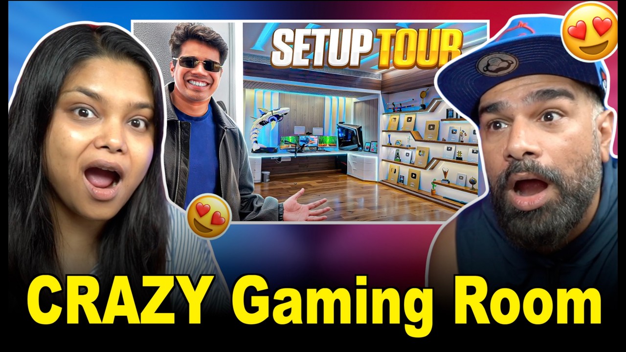 GamerFleet's INDIA'S BIGGEST GAMING ROOM | Setup Tour Reaction