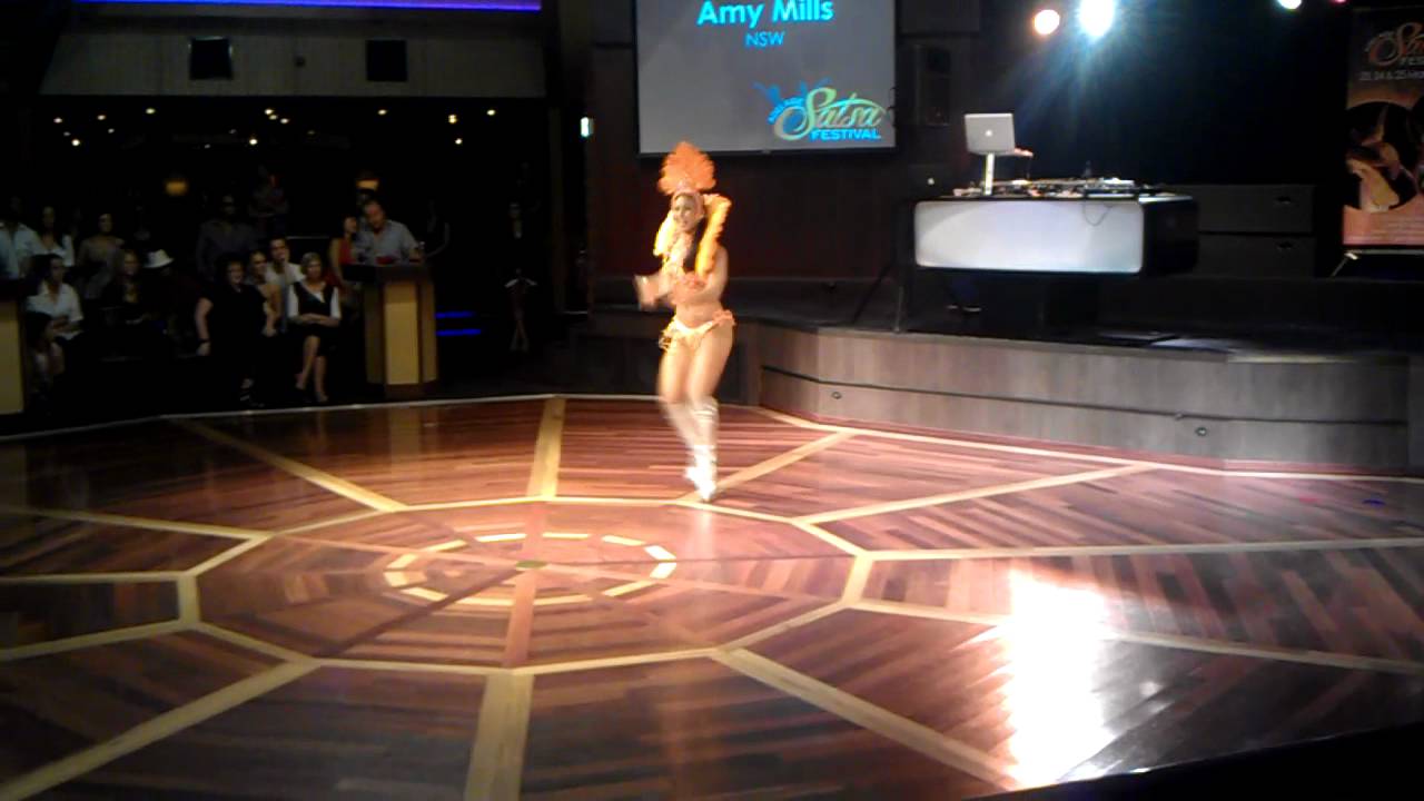 SAMBA SHOW with AMY MILLS of LATIN DANCE AUSTRALIA