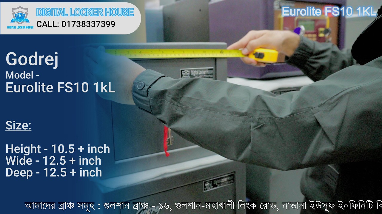 Premium Security. Premium Trust. — Godrej Eurolite FS10+1KL Home Locker