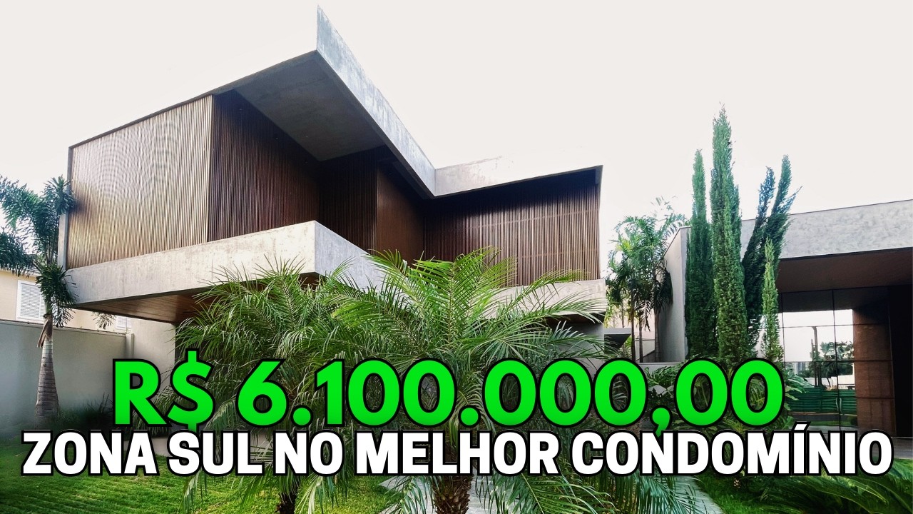 A MAIS BELA MANSÃO MODERNA DE LUXO NO BOSQUE KARAÍBA UBERLÂNDIA