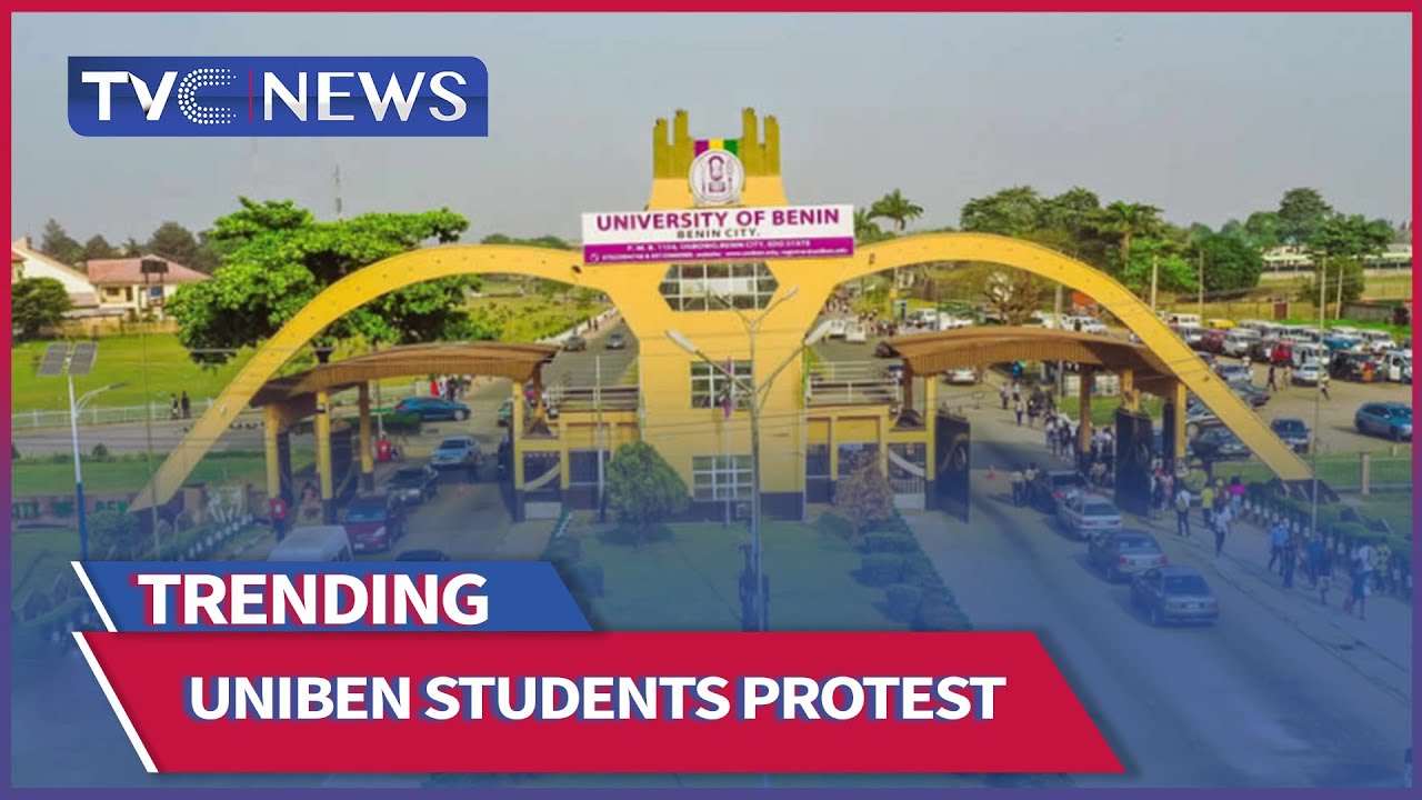[EXCLUSIVE VIDEO] UNIBEN Students Stage Protest Over Alleged Hike In Tuition