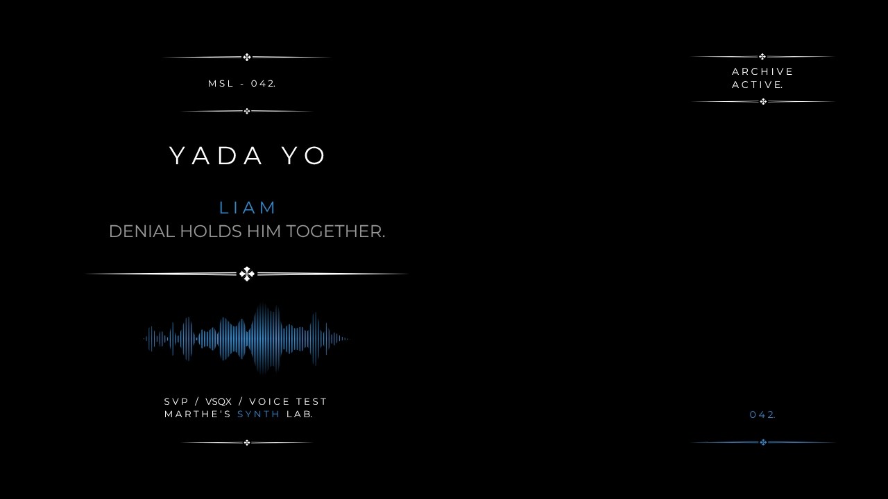 [SynthV Cover] Liam – やだよ (Yada yo) (SVP/VSQX Included) | Marthe's Synth Lab.