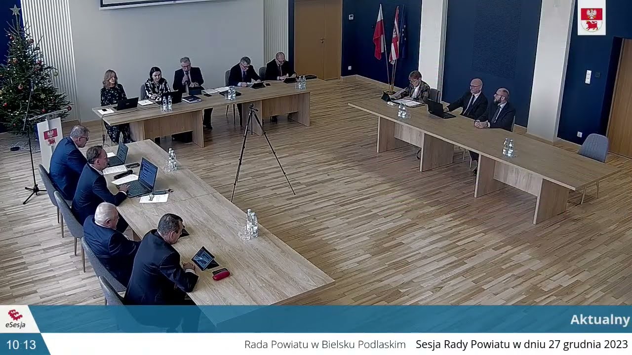 XLIV sesja Rady Powiatu w Bielsku Podlaskim, 28 grudnia 2023 r.