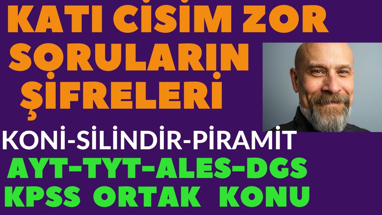 KATI CİSİM ZOR SORULARIN ŞİFRELERİ 2020 TYT AYT YKS ALES DGS KPSS ORTAK KONU EFSANE ŞİFRE SERİ-2