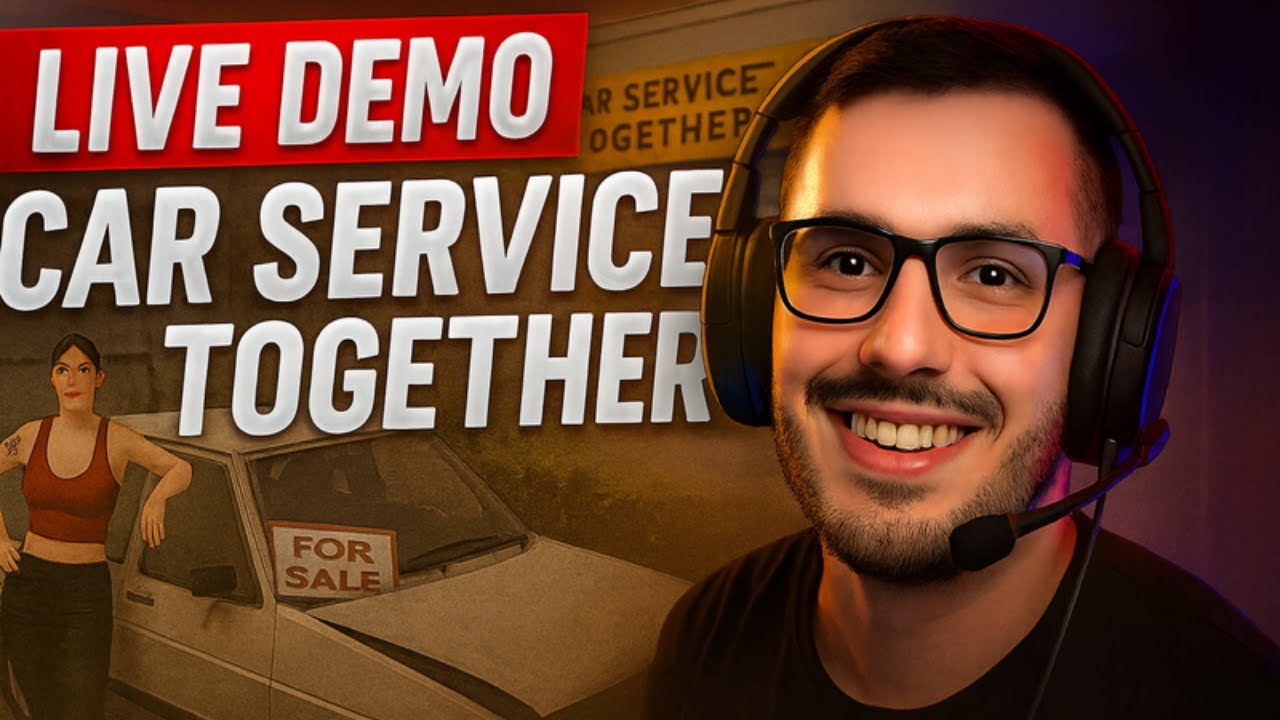 🚗 LIVE | Car Service Together DEMO &ndash; Ultimate Garage Simulator 2025 | Realistic Car Repair Gameplay