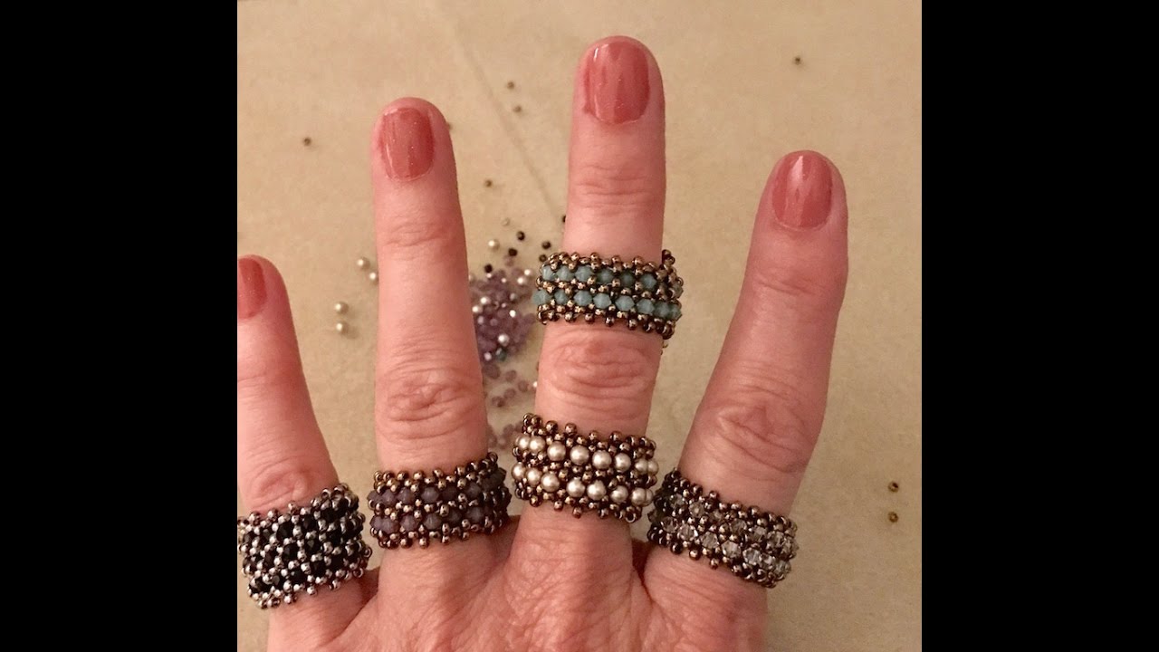 Interlace Band Ring - A Bronzepony Beaded Jewelry Design