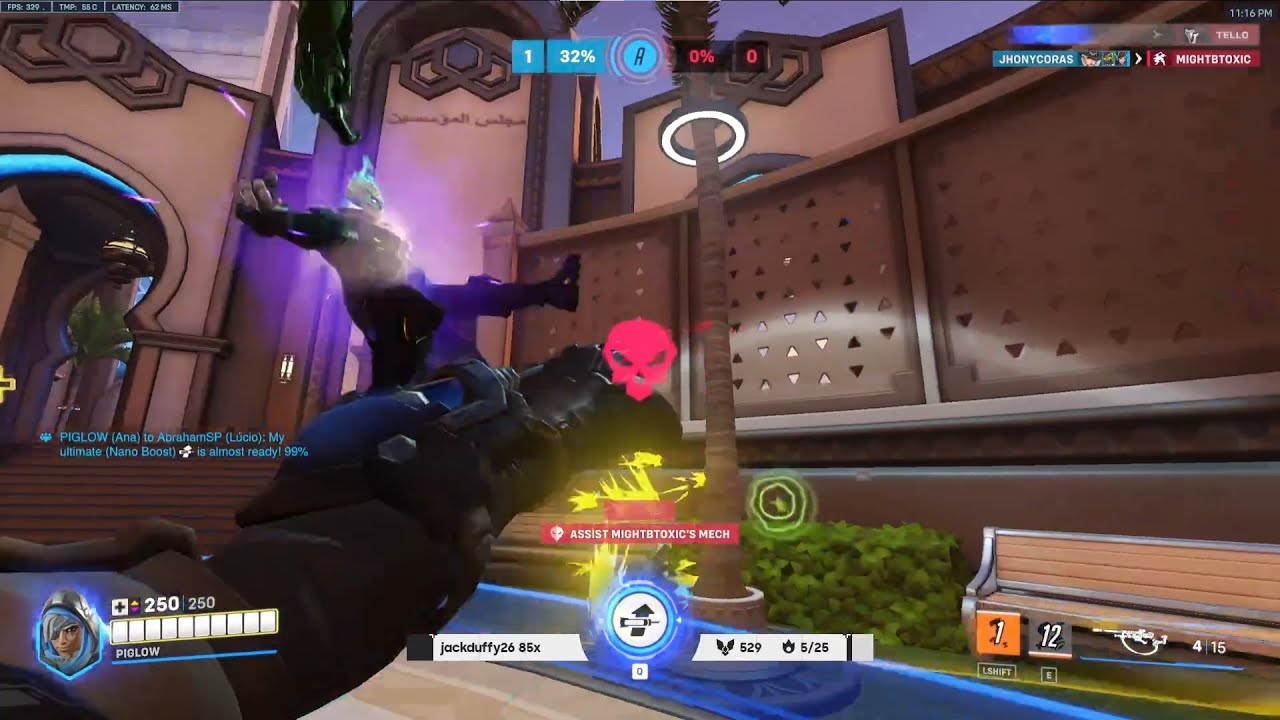 75% Accuracy! Gale Ana Overwatch 2 Season 11 Gameplay