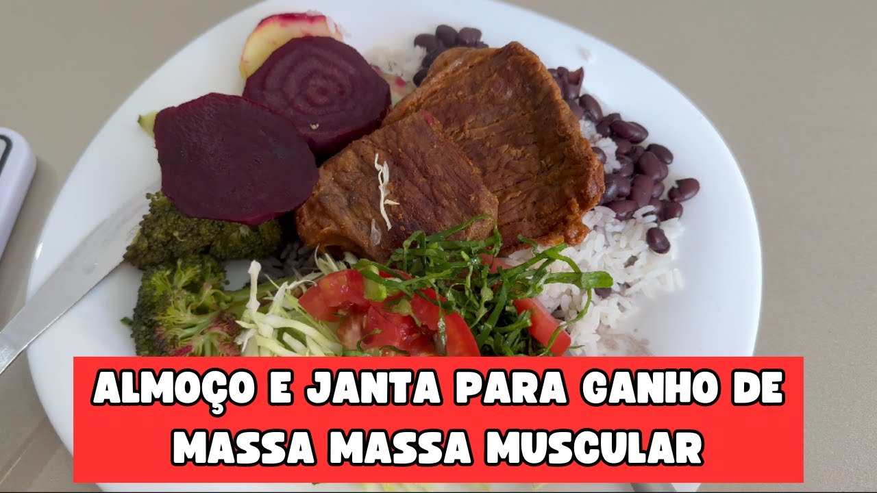 PREPARANDO MINHA DIETA PARA GANHO DE MASSA