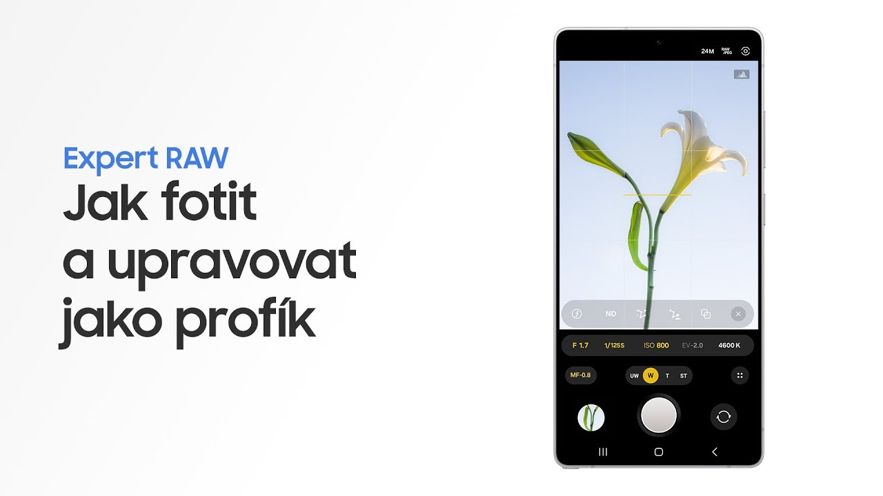 Jak použ&iacute;vat Expert RAW | Řada Galaxy S25 | Samsung
