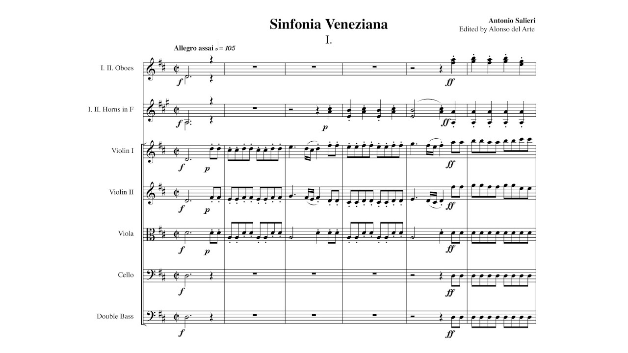 Antonio Salieri (more or less) – Sinfonia Veneziana
