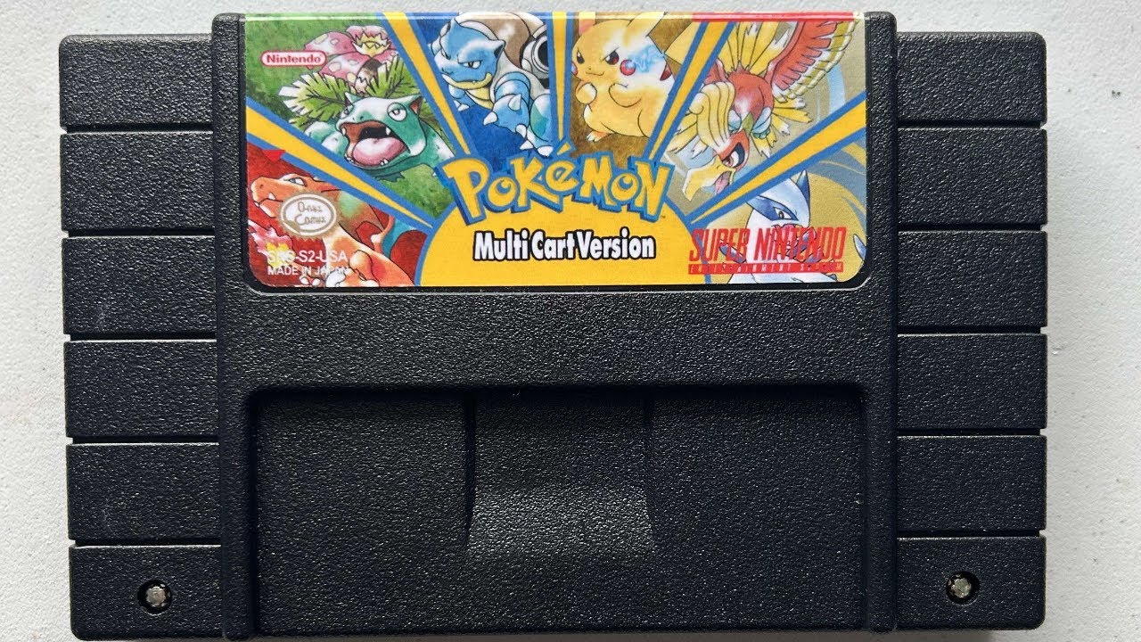 Первый Pokemon SNES Multicart