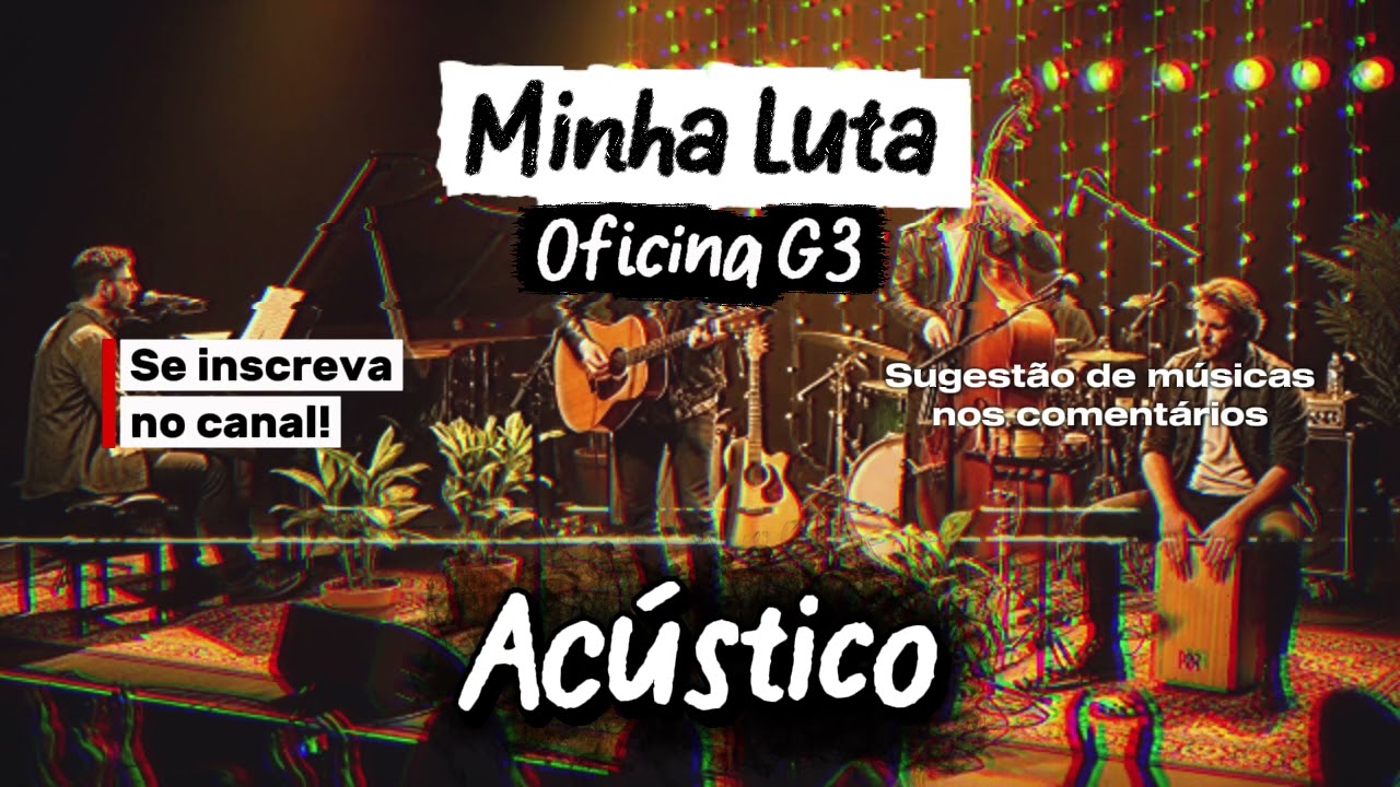 MINHA LUTA - OFICINA G3 | ACÚSTICO | IA COVER