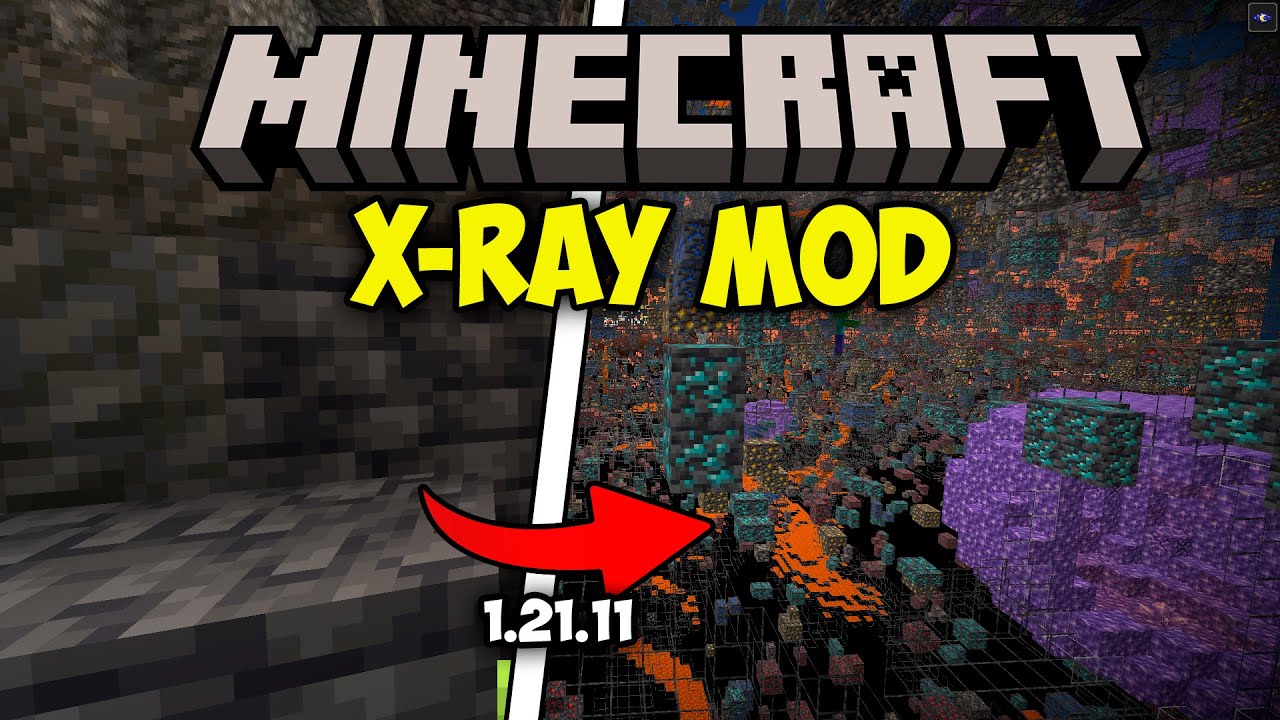 Minecraft How To Install and Use XRay Mod 1.21.11 (FABRIC)