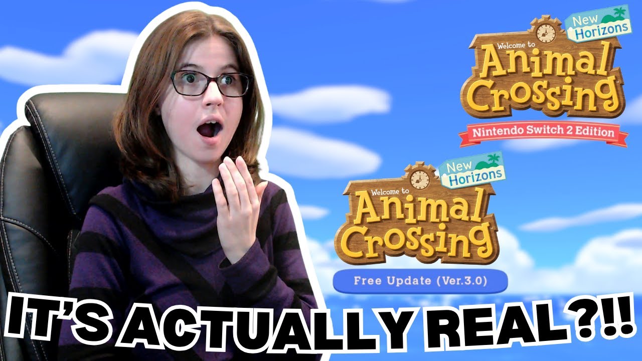 Реакция на обновление Animal Crossing 3.0 и трейлер издания для Nintendo Switch 2!