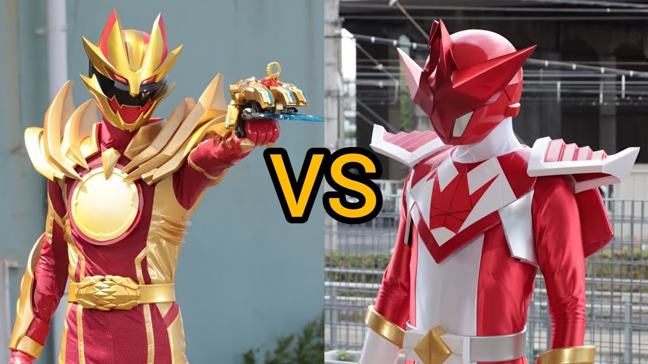 Gozyu Wolf VS Origa Red 🔥 Red Ranger Showdown 