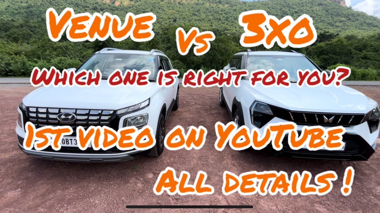 Complete ownership comparison XUV 3XO MX3 July 2024 vs VENUE S June 2024!