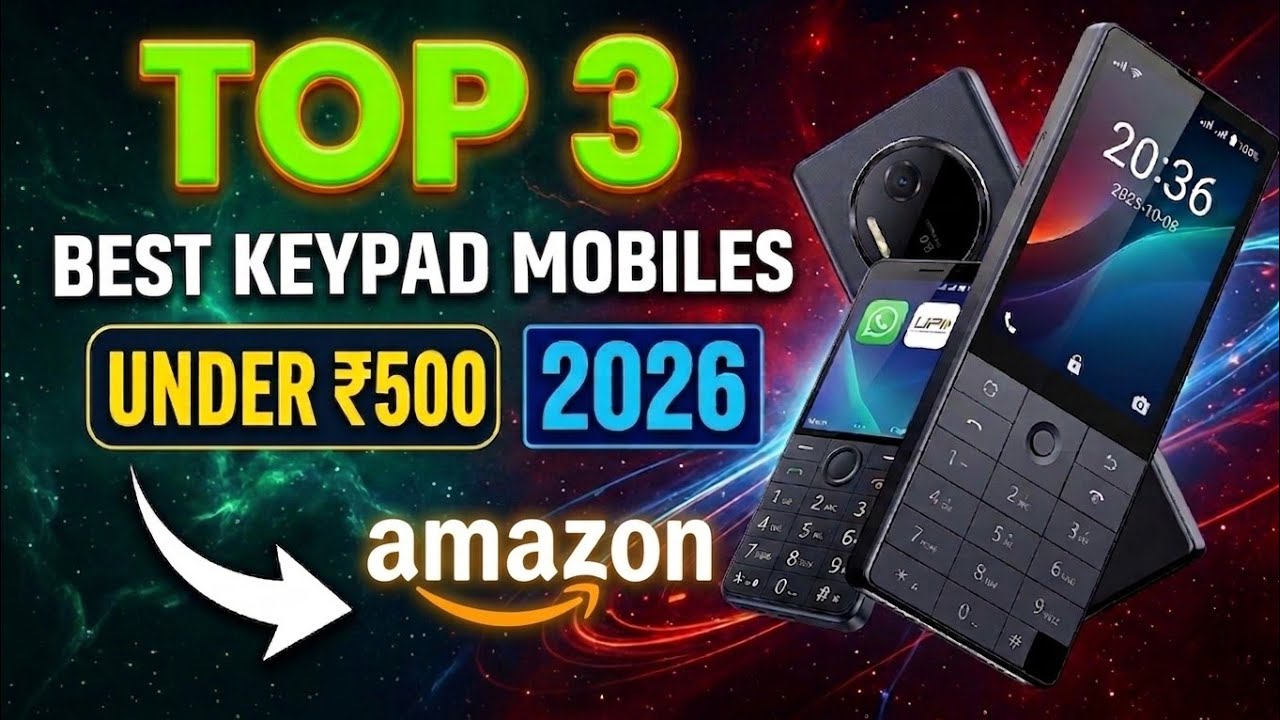 🔥Top 3 Best Keypad Phones in 2026 🥳.!! Best Keypad Mobiles in August (2026)