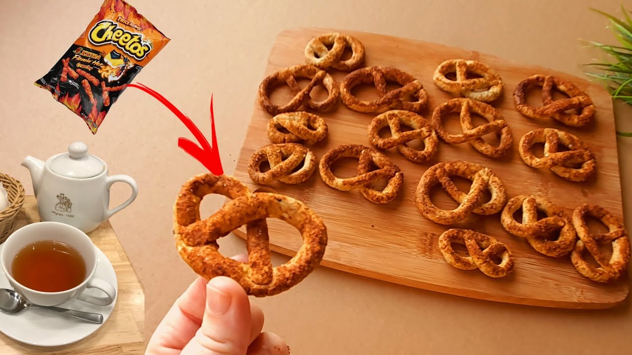 سناكس الشيتوس ألذ وصفة بالشوفان بدون بيض☕صحية لذيذة سهلة مقرمشة🥡للدايت🍿#snacks #healthy